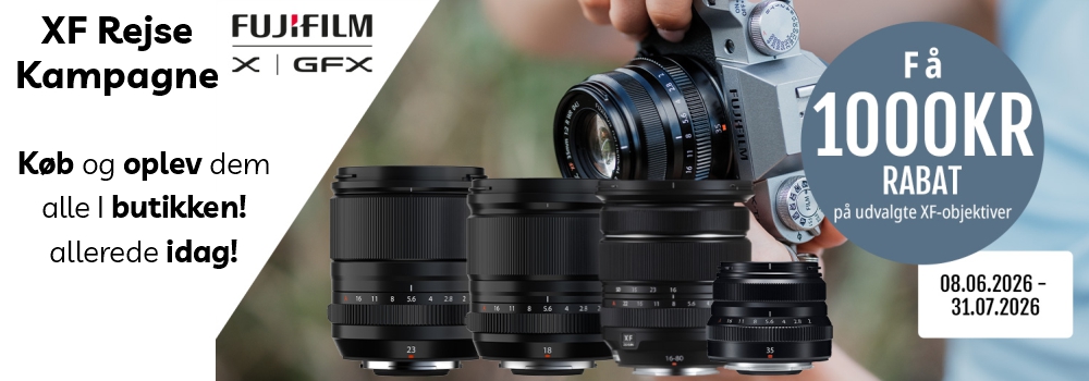 Vinter kamapange sammensæt dit eget kit! køb allerede idag!. Oplev fujifilm i butikken, Spar op til 3.000 kr. på udvalgte x-series modeller. gælder t.o.m. 14.januar 2026.